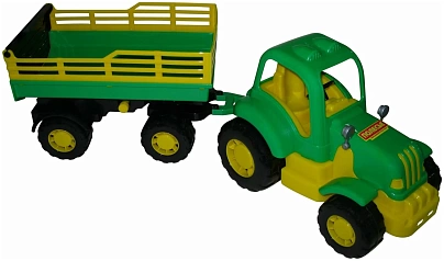 Трактор с прицепом Силач №2 44969